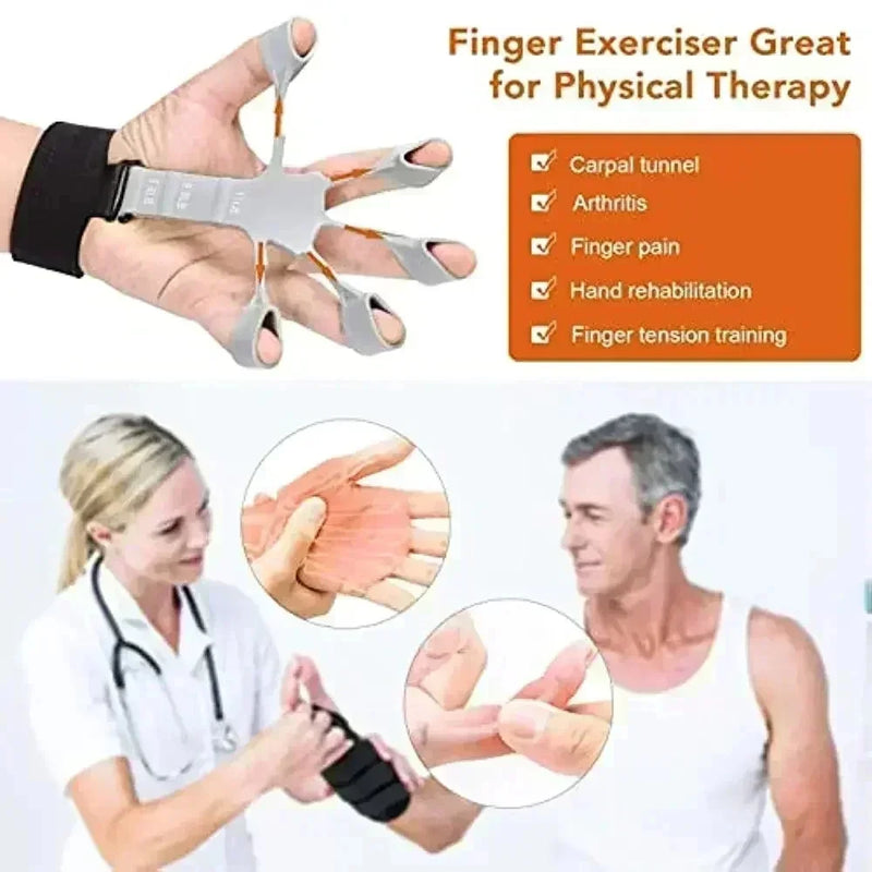 Grip Finger Fortalecedor de Mão Artrite Silicone