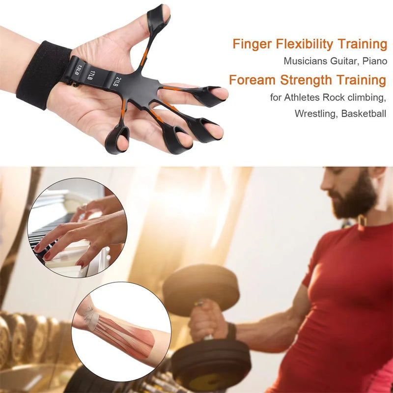 Grip Finger Fortalecedor de Mão Artrite Silicone