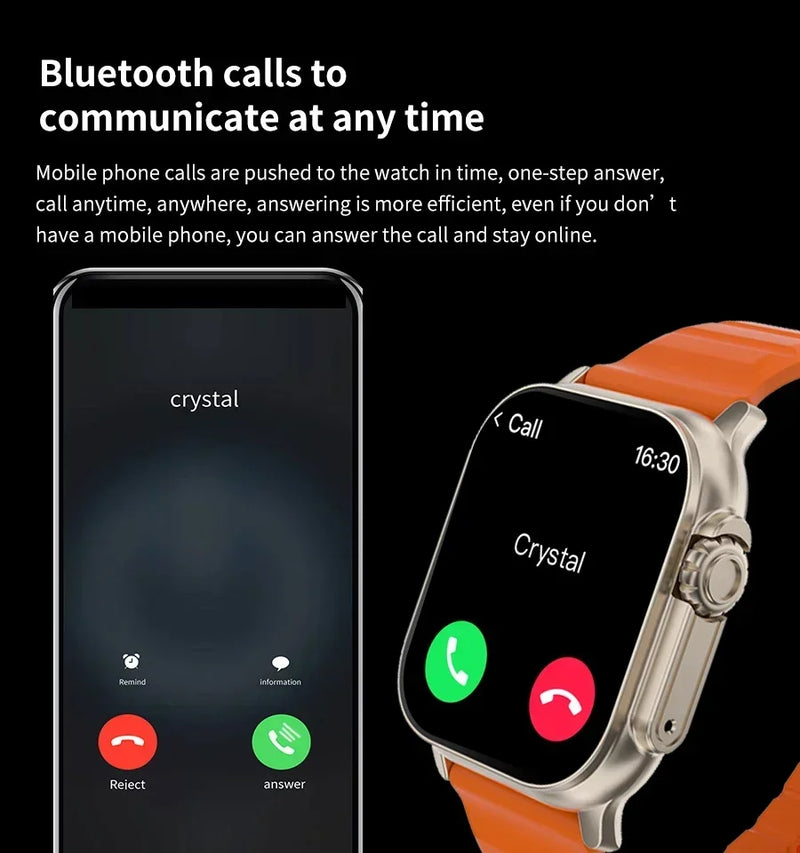 Smart Watch Bluetooth Carregamento Sem Fio